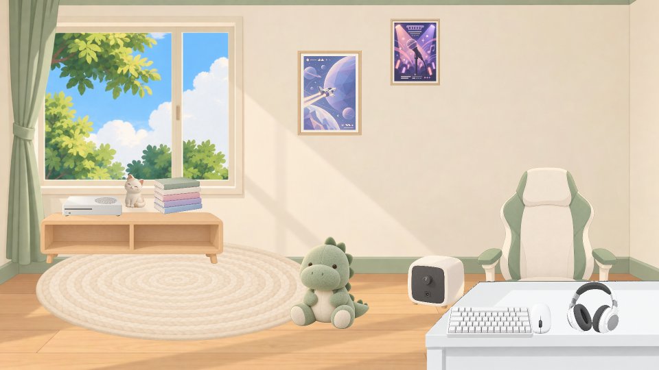 昼のゲーム部屋